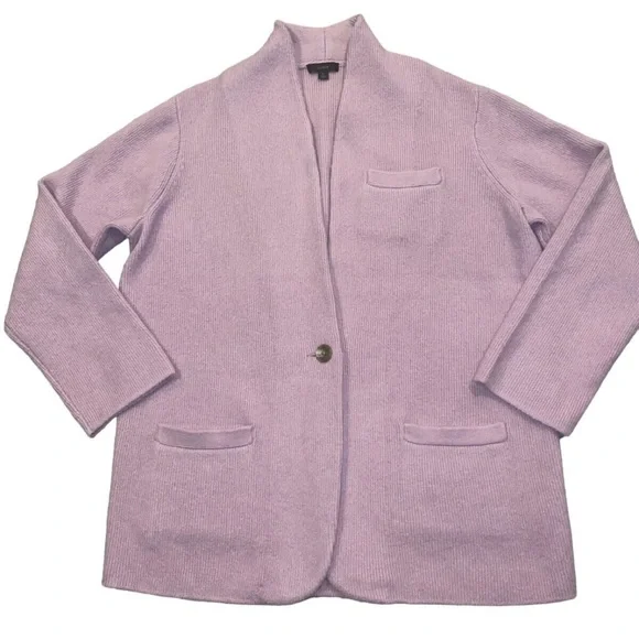 *NWT* J.Crew Cocoon Sweater Blazer in Dried Violet - Picture 5 of 11